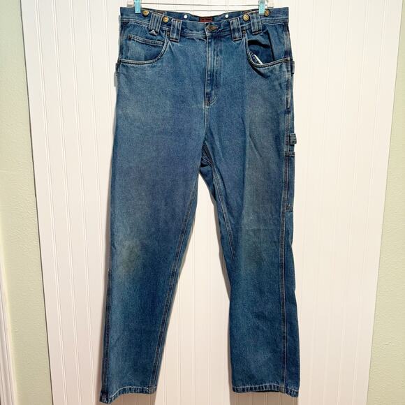 Five Brothers Other - Five Brothers Carpenter Jeans Logger Suspender Buttons Mens 38x36